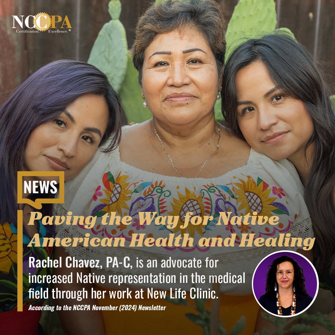 As a Board Certified PA and Assistant Clinical Director at New Life Clinic in Ukiah, CA, Rachel Chavez has dedicated her career to expanding health services in Native American communities. Read More: nccpacc.us.newsweaver.com/nccpa-news/y3u…
#PAsDoThat #NativeAmericanHealth