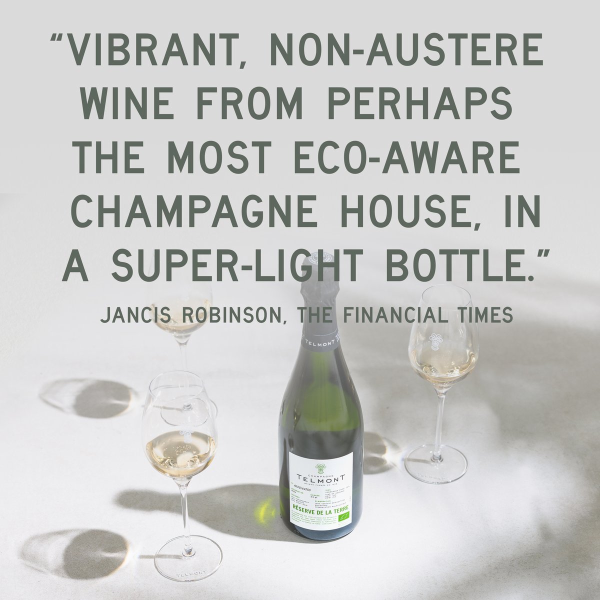 maisontelmont's tweet photo. Champagne Telmont is thrilled to be featured in Jancis Robinson’s list of the Best Fizz for Christmas in the Financial Times!
Jancis was voted the world's most influential wine critic in various polls in the US, France and internationally. https://t.co/OCPvUrRsC4