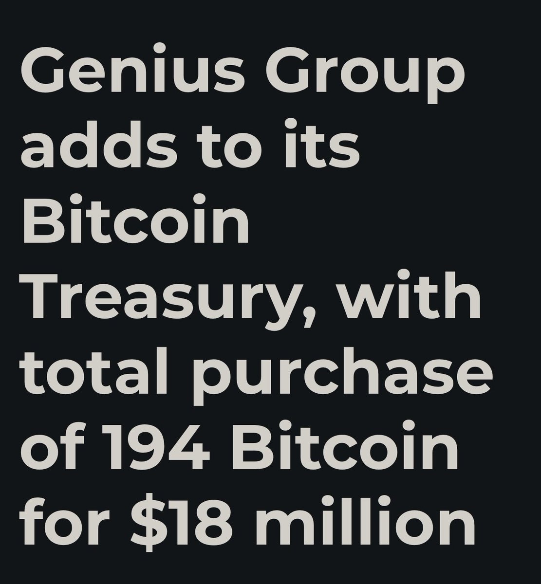 Genius group bitcoin (88) foto