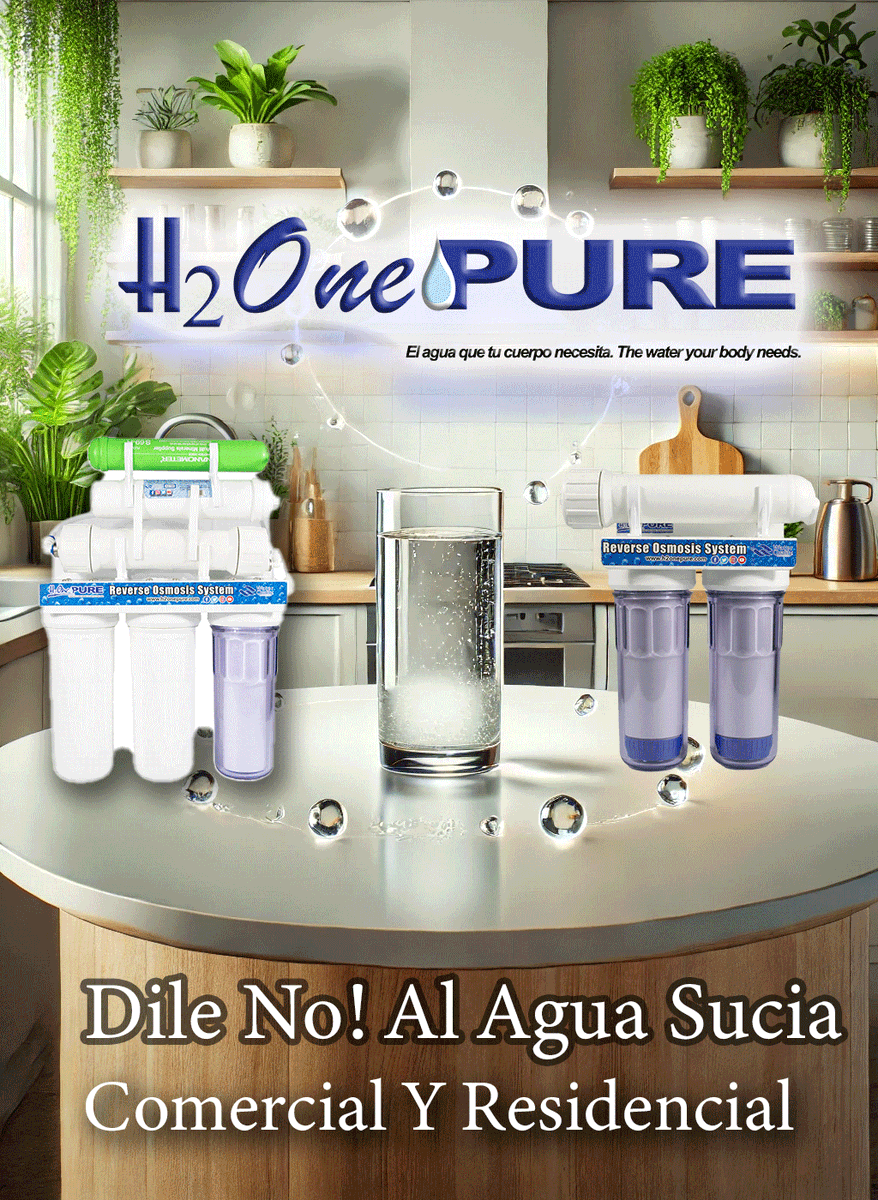 H2OnePure's tweet photo. 🌊 Desde comerciales hasta residenciales en 🇵🇷, ofrecemos sistemas de filtración de agua de alta calidad 💧.
¡Disfruta de agua pura y segura en tu hogar y negocio! 🏠🏢
#AguaPuraPR #FiltraciónDeAgua #HogarSaludable #NegociosEficientes #PuertoRico 💦 https://t.co/iLFHcvdaWQ