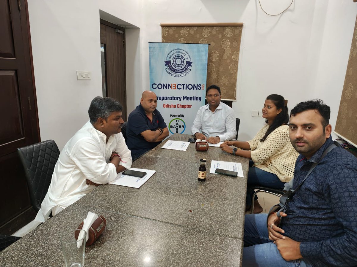 IIMCAA's tweet photo. Bhubaneswar - Odisha Chapter Meeting | 7 December 2024 #IIMC #IIMCAA #Connections #Odisha #Bubaneswar

@sandeep_sethi5 @PatroSudhansu @KishanJourno @Sharmisthamaman @RiteshIIMC https://t.co/aEJyWoG8cp