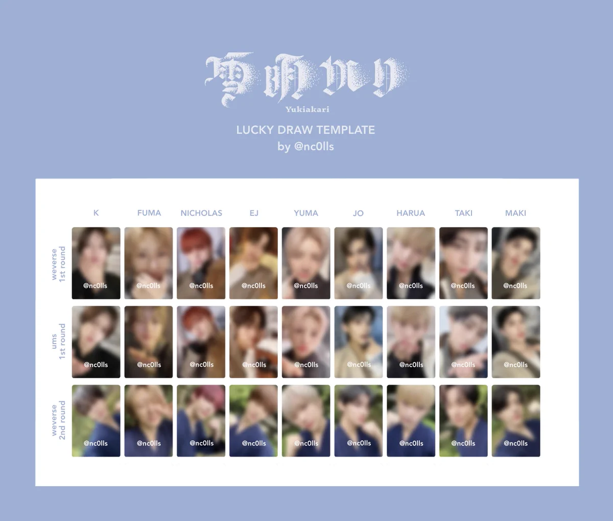 &TEAM NICHOLAS 雪あかりラキドロ makestar &TEAM NICHOLAS 雪あかりラキドロ makestar &TEAM 2nd ALBUM『雪明かり
