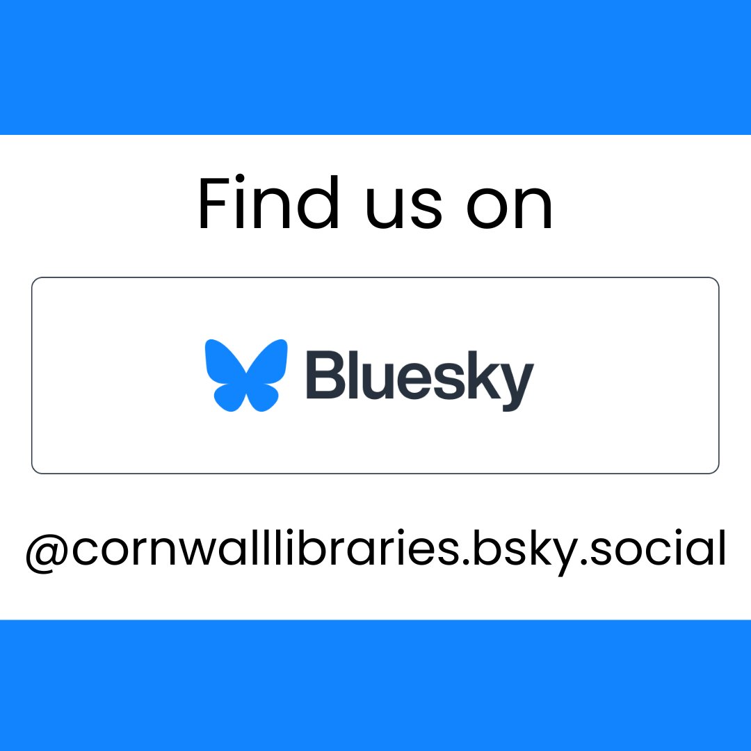 You can now find us on Bluesky at bsky.app/profile/cornwa…

Please be aware that we won't be monitoring X regularly, so please follow us on Bluesky, Facebook or Instagram for the latest updates.
facebook.com/CornwallLibrar…
instagram.com/cornwalllibrar…

#Cornwall #Libraries #Reading #Books