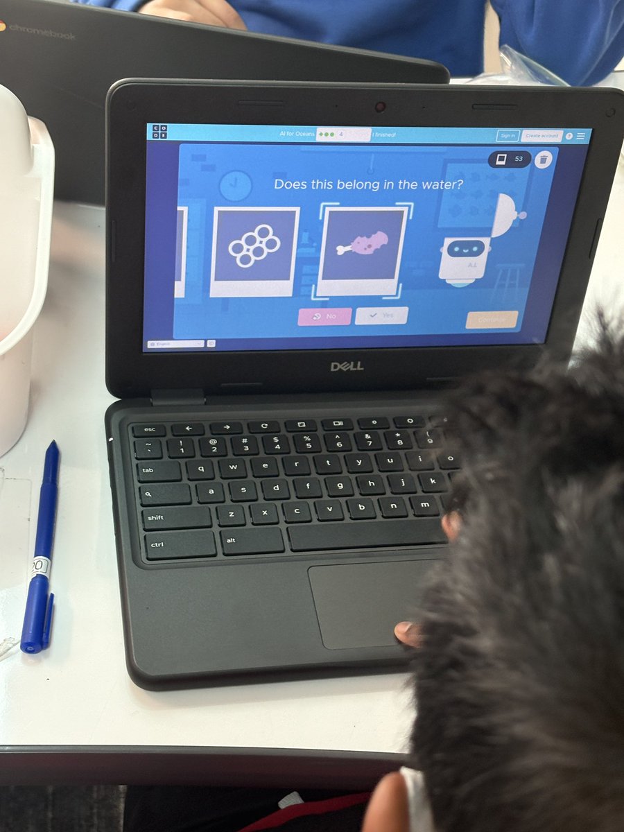 ashleysonkin's tweet image. Kicking off #HourofCode our of Code with @codeorg AI with Oceans. What a fun, engaging way to think about coding and AI! @TaylorElemTalk