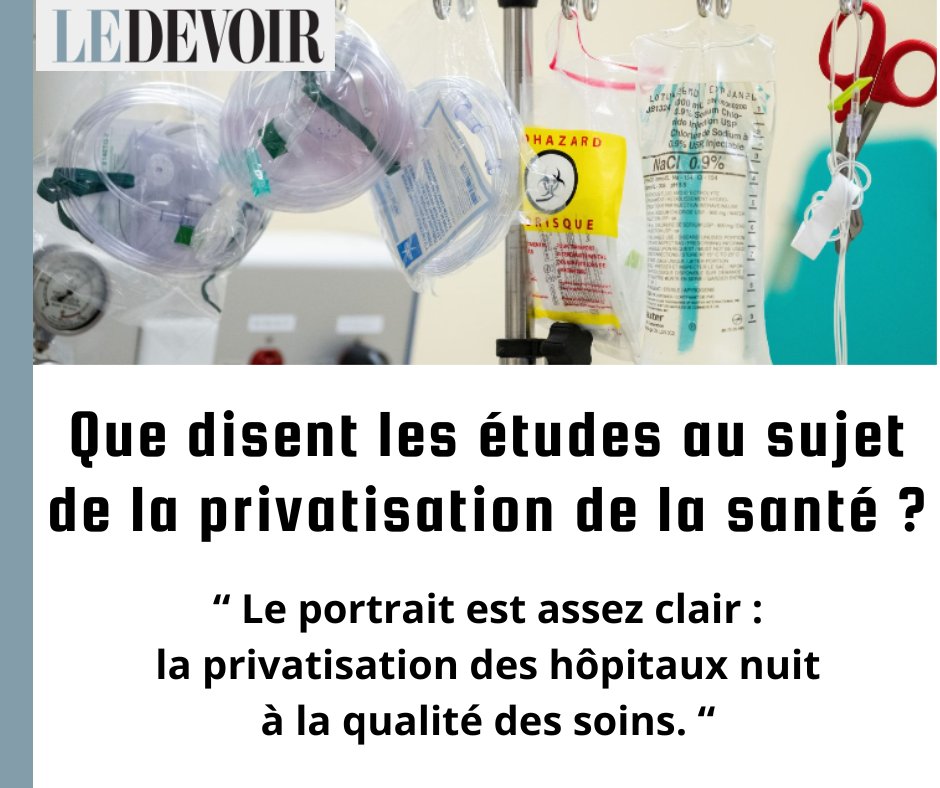 FSSSCSN's tweet photo. Extrait d'une analyse très intéressante : ➡️ " La privatisation n’est pas la voie à suivre. " Une opinion publiée dans Le Devoir: 👉👉 https://t.co/8LkaeERFHe @laCSN
#mouvementCSN
#FSSS
#VraimentPublic https://t.co/2P4IEjs4Na