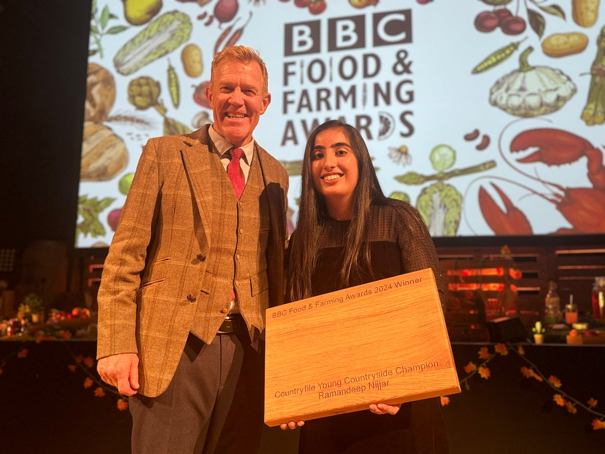 Introducing the <a href="/BBC/">BBC</a> #Countryfile Young Countryside Champion 2024 👏

<a href="/ReadingBioSci/">UoR BioSci</a> student, Ramandeep Nijjar has been named #Countryfile Young Countryside Champion 2024 for her commitment to wildlife and inspiring young people to speak up for nature.

rdg.ac/41rSTHa
