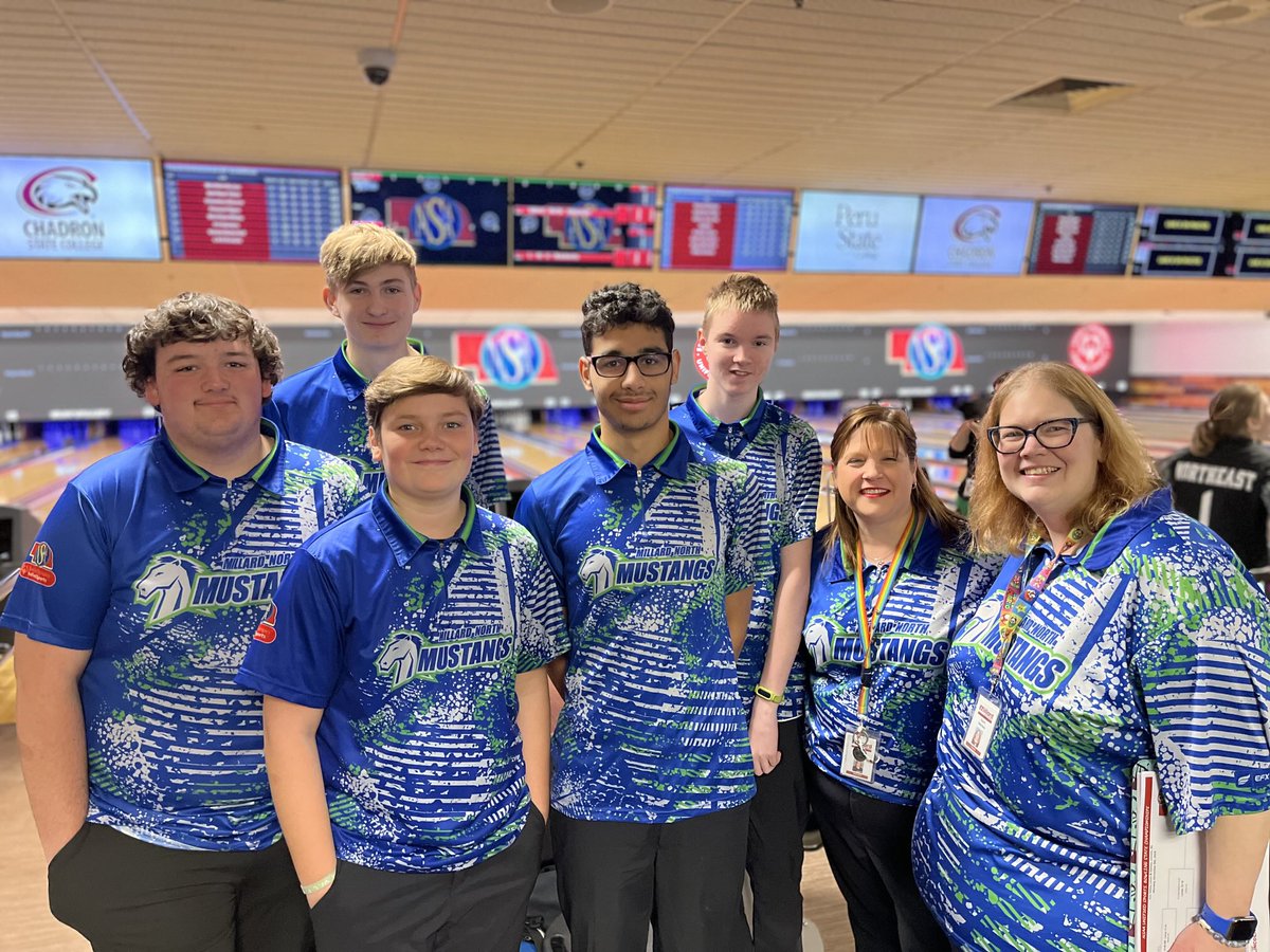 Getting ready to take the Unified State Bowling Championship today! ⁦<a href="/MNHSBowling/">MN Bowling</a>⁩ <a href="/MNHSActivities/">MNHS Activities</a>⁩ ⁦<a href="/MillardNorthHS/">Millard North HS</a>⁩