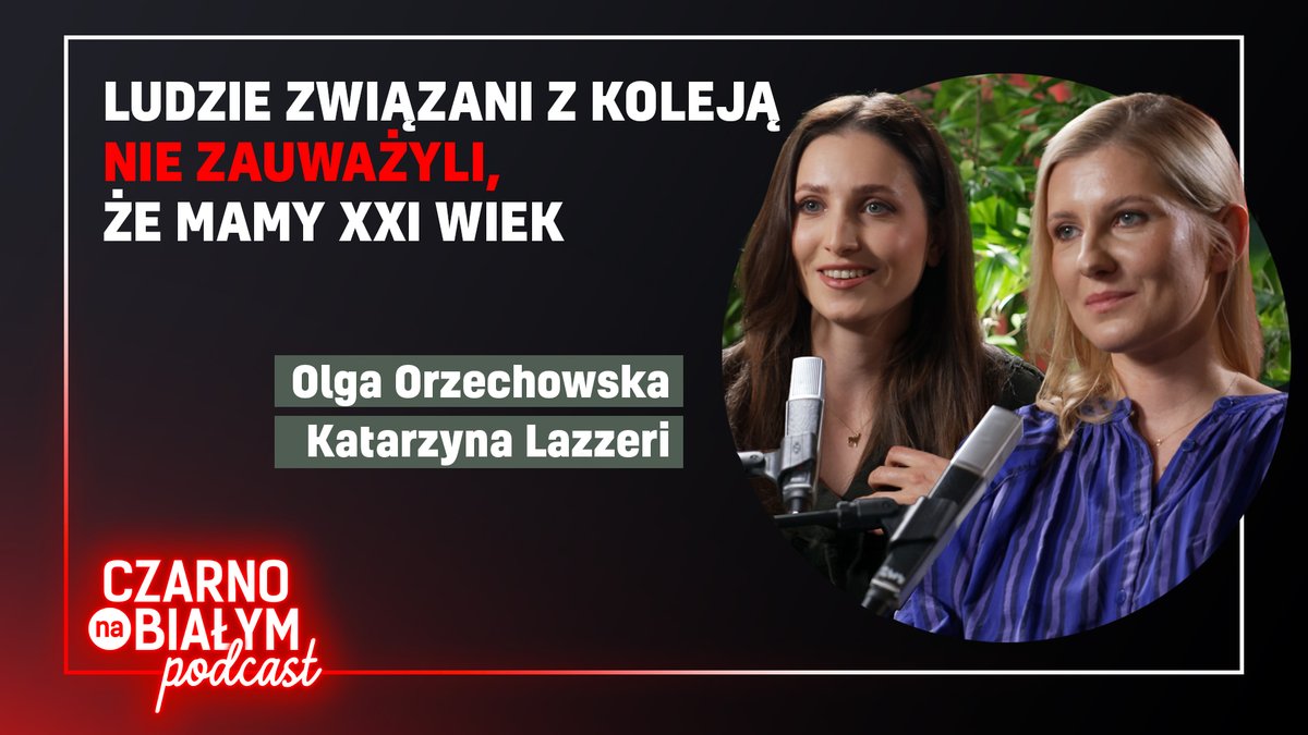 🎙️Nowy odcinek #czarnonabialymPODCAST już dostępny! <a href="/KasiaLazzeri/">Katarzyna Lazzeri</a> i <a href="/O_Orzechowska/">Olga Orzechowska</a> opowiadają, jak przy pomocy prostego urządzenia... zatrzymały pociąg.

Oglądaj/słuchaj na YouTube i w TVN24 GO⬇️
♦️tvn24.pl/go/programy,7/…
♦️youtu.be/QeybvARUTfs