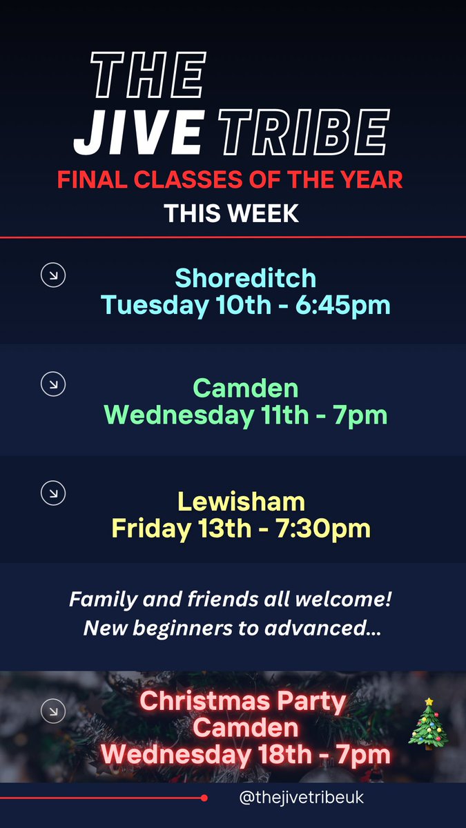 Our final Irish country jiving classes in London this year ☘️