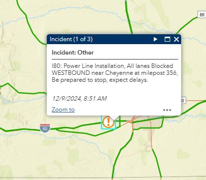 WYDOT District 1 tweet media