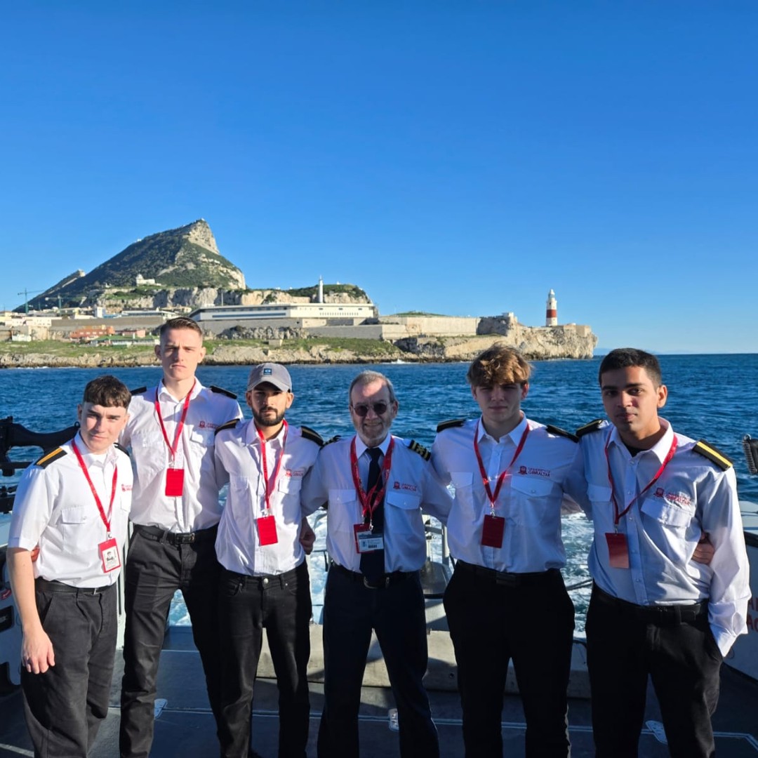Recently, some of our Maritime Science cadets were given the opportunity to board the HMS Cutlass alongside Head of School, Captain Trevor Douglas.

A big thank you to the Royal Navy for arranging this opportunity for our students! 

#UniversityofGibraltar #Maritime #RoyalNavy