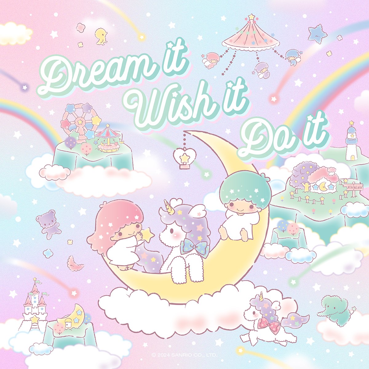sanrio's tweet photo. Dream big 💫 Tag a bestie! #mondaymotivation https://t.co/tDpCuwFsB6
