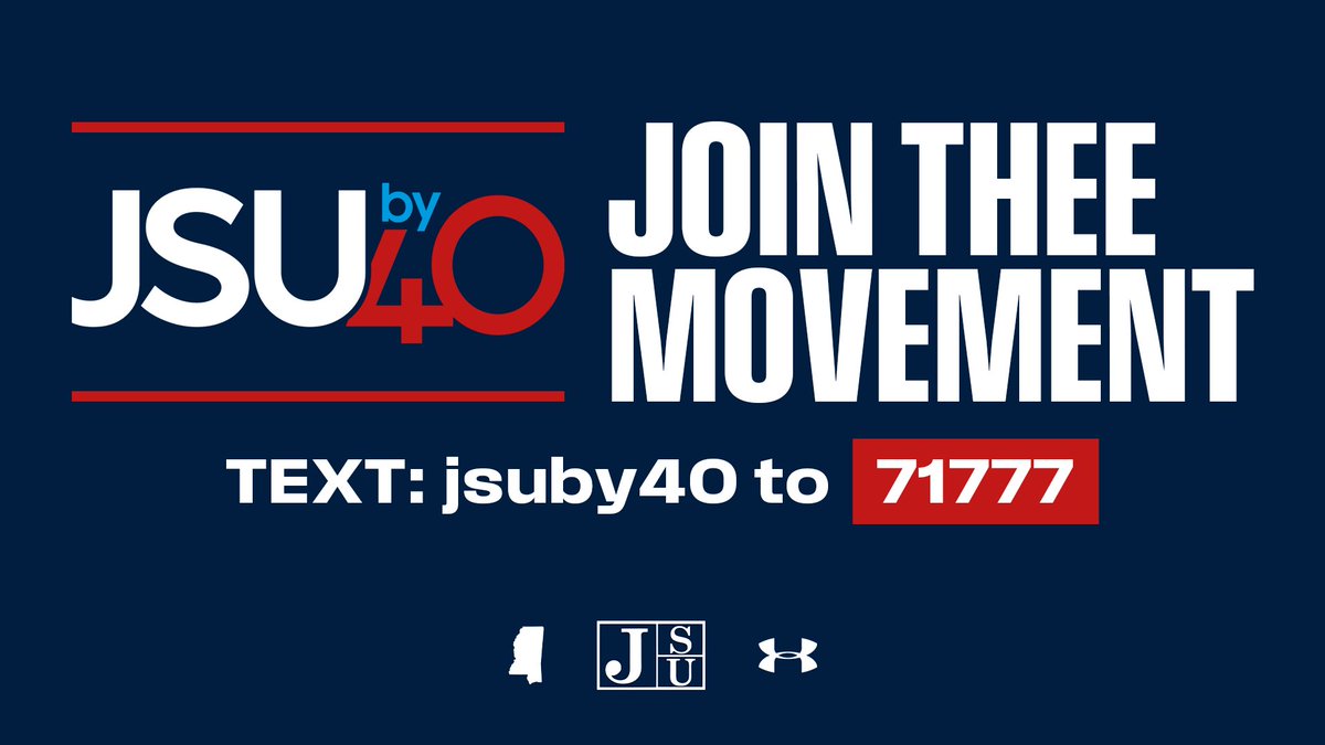 GoJSUTigers's tweet photo. Happy Monday, Tiger Nation! Start your week by joining THEE movement💙🤍 https://t.co/I9Gw7pYGi9