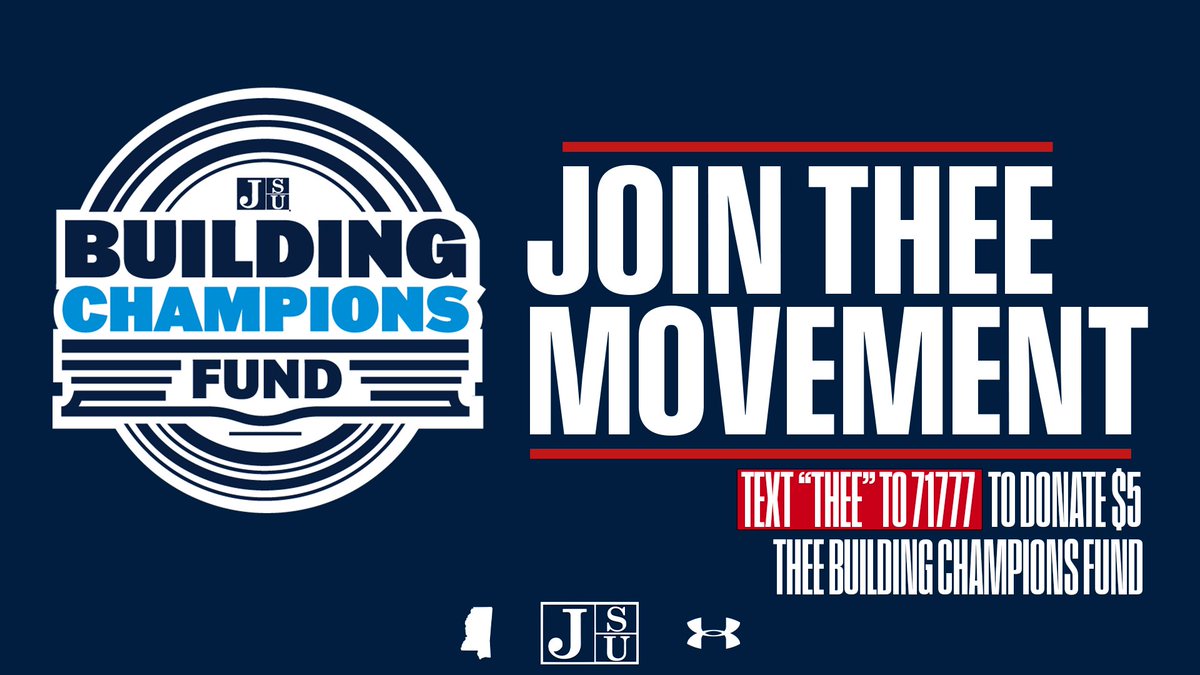 GoJSUTigers's tweet photo. Happy Monday, Tiger Nation! Start your week by joining THEE movement💙🤍 https://t.co/I9Gw7pYGi9