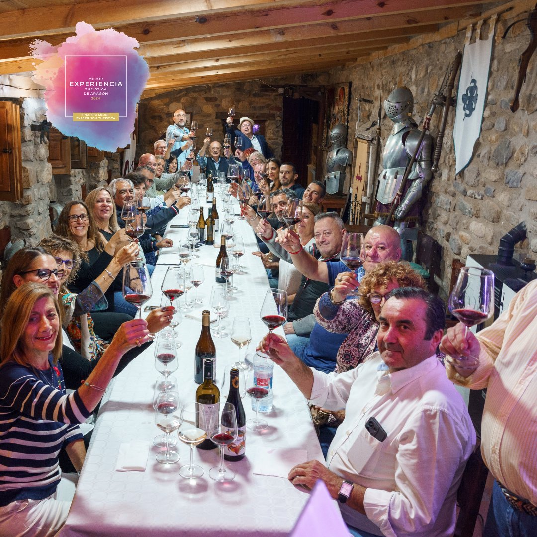 🍷🎶 La Cata Cantata: una experiencia única que une música y vino en el Castillo de Añón. Cantata operística + cata profesional de los mejores vinos de la D.O. “Campo de Borja”. ¡Instruir deleitando nunca fue tan delicioso! 

#ExperienciasTurísticasdeAragón2024