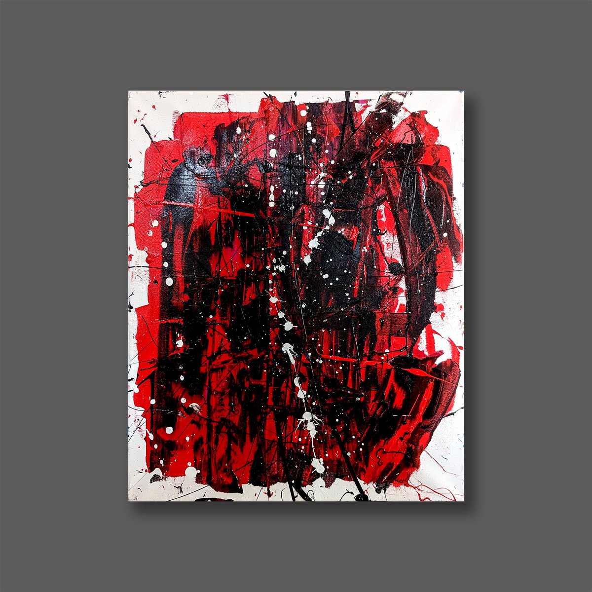 BrentColman's tweet photo. #ArtAdventCalendar The Journey Day 9:
Paint It, Black! 2023
16x20, acrylic on canvas
Hell House Era
A wonderful discovery of focussing on creative pursuits after rebuilding me in therapy and recovery was when life hands you hurricanes - you make art not life mistakes!
#CCAAC https://t.co/xxsnskR6T2