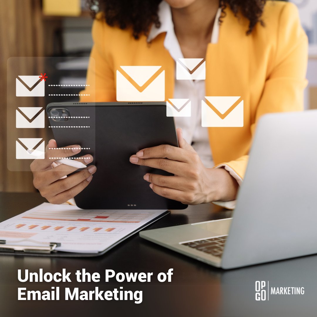 OpGo_Marketing's tweet photo. ✅ Build strong customer relationships
✅ Increase brand awareness/loyalty
✅ Drive sales &amp; conversions
✅ Provide personalized experiences

Reach out to OpGo to kick off your email campaign!🚀✨ https://t.co/gsr6bRyE99

 #EmailMarketing #DigitalMarketing #OpGoMarketing https://t.co/NErfWRlyuM