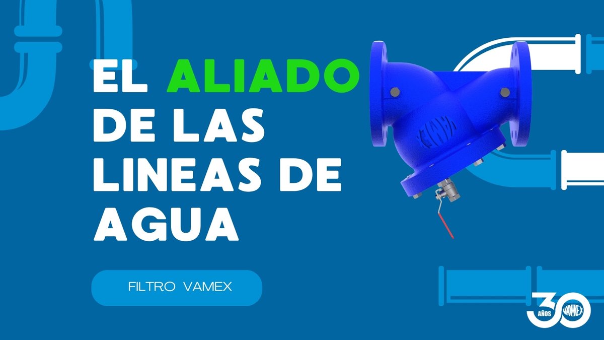 Vamex's tweet photo. 🚀💡 Con las válvulas #filtro de #VAMEX, no solo proteges tu sistema, sino que también optimizas la operación. El diseño interno atrapa impurezas y asegura el máximo rendimiento de las instalaciones hidráulicas.
#EficienciaHidráulica #MantenimientoIndustrial #Tecnología https://t.co/ZtZZiPjfwV