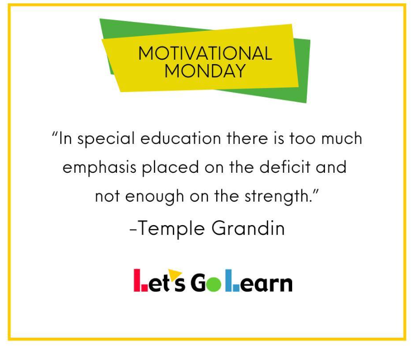 letsgolearn's tweet photo. Embrace the strengths in every learner! 💪✨
Let's shift the focus to abilities and celebrate the unique strengths within each student. 🌈 #MotivationalMonday #Personalizedlearning #letsgolearn https://t.co/zxBNuwSQoR