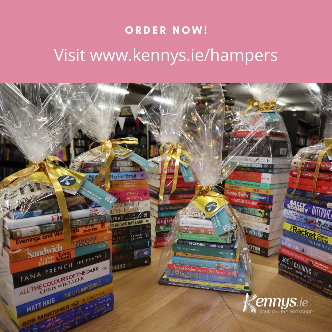We are delighted to launch our new Bespoke Book Hampers service at Kennys! Hampers will be personally put together by our booksellers, tailored to your/the recipient's interests. A range of hamper types &amp; values are available &amp; a gift note can be included! kennys.ie/hampers