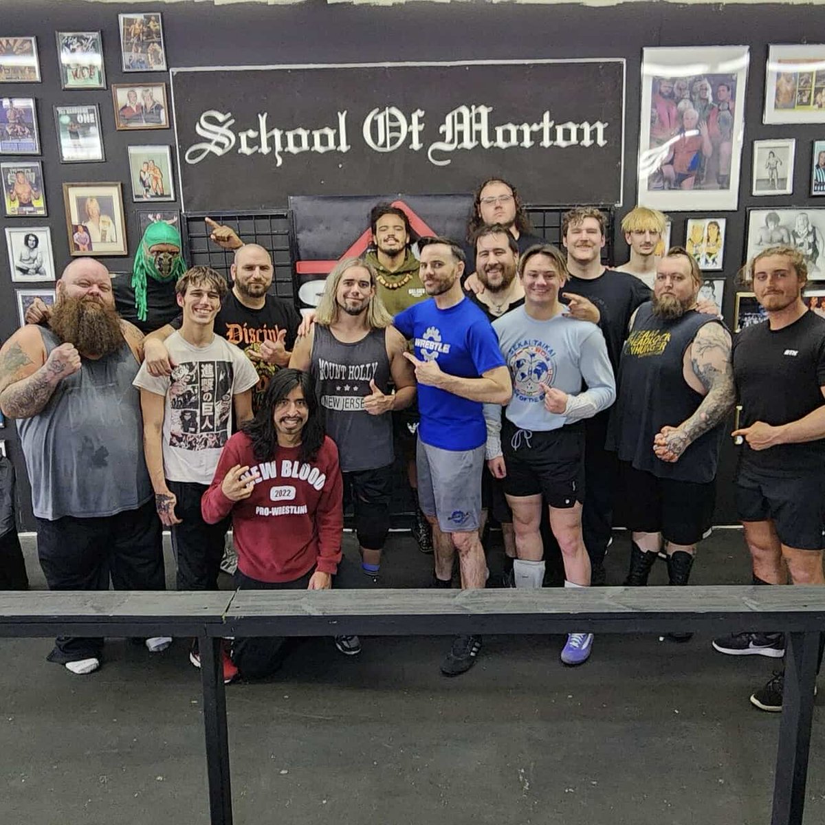 SOMLive6's tweet photo. This was just one of the hour and half classes that went on for three days. Thank you Mike Quackenbush #EyesOnUS #GetSOM #SOM #SOM505 #SchoolOfMorton #NWA #NWAWrestling #JCW #Wrestling #WrestlingForever #RickyMorton #TheMortons #WWE #WWEHOF #KerryMorton #RockNRoll #npgroupchatFO https://t.co/Pc8DBN6hUl