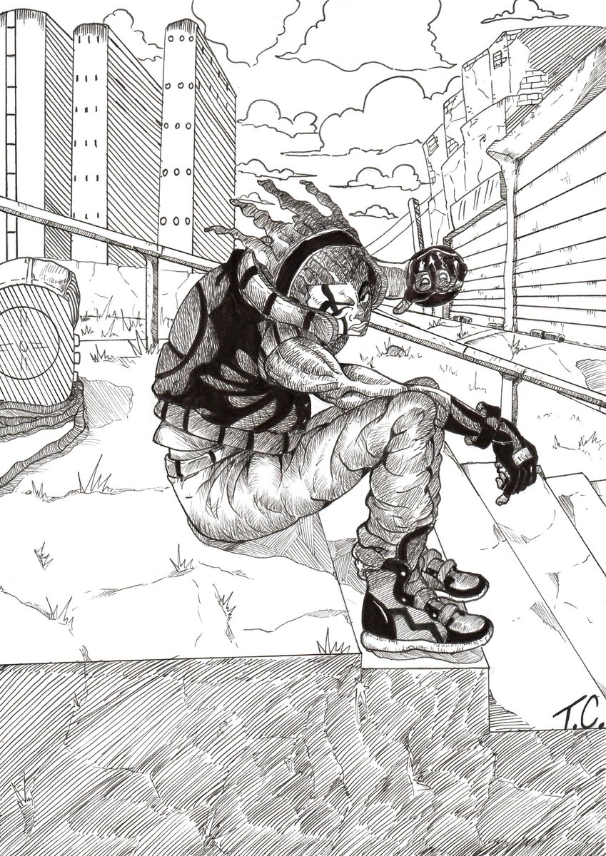 cedro_silva's tweet photo. Mais um rs.... O aprendiz baby ✌🏿✊🏿🔥✌🏿 
#desenho #draw #drawing #skatch #skatchbook #hq #blackart #blackartist #anime #animeart #mangá #mangaart #ilustração #hachuras #brasil  #afroanime #afroart #afroartist #comic https://t.co/51BkfXeup7