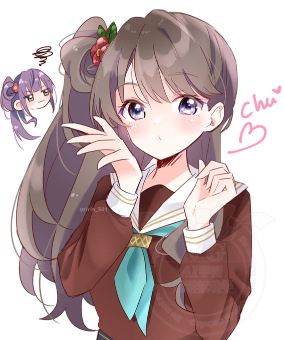 こずヘアめぐちゃん#蓮ノ空美術部 