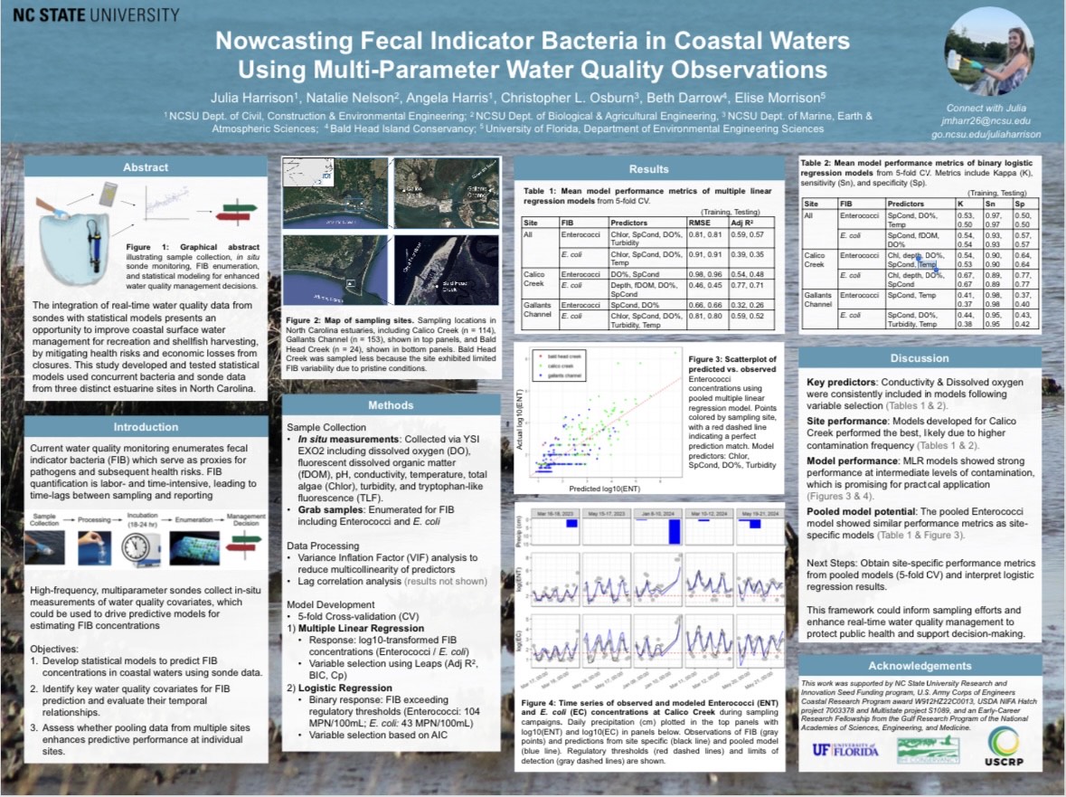 I’m at #AGU2024 this week! I will be sharing my recent work during Wednesday morning’s poster session (H31K-0747), come say hi if you’re around! #waterquality #hydrology #environmentalmodeling