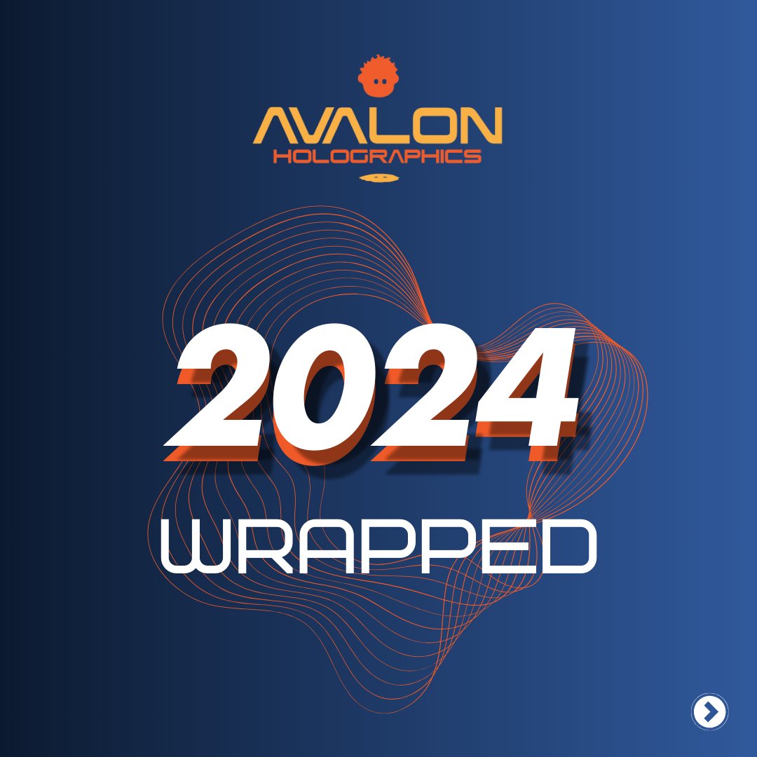 AvalonHolo's tweet photo. Here is Avalon Holographics’ 2024 Wrapped! 🎉

It’s been an incredible year filled with growth, innovation, and exciting milestones.

We can’t wait to see what 2025 has in store for us!

#wrapped2024 #NOVAC #avalonholographics #HolographicDisplays #ModelingandSimulation #3D https://t.co/ULAjIEIGop