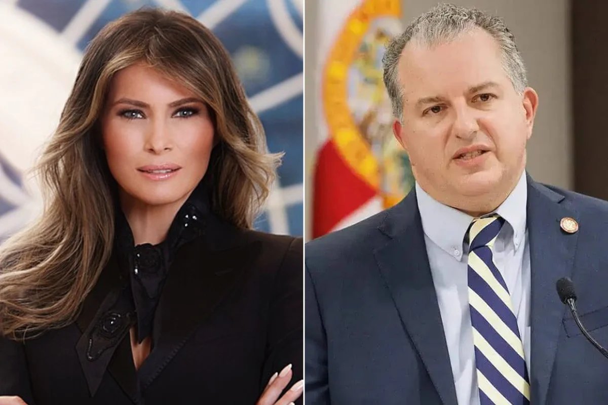 EricLDaugh's tweet image. 🚨 NEW: After Melania Trump says she and her son Barron were de-banked, Florida&apos;s chief financial officer and Trump-endorsed congressional candidate Jimmy Patronis vows a &quot;RECKONING&quot; is coming.

🔥🔥

CFO JIMMY PATRONIS: &quot;I cannot wait to open up the hood on how these federal…