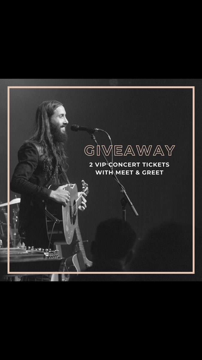 Day #3 of my 5 Days of Giving!  Today we are giving away 2 VIP Concert Tickets w/ Meet &amp; Greet to a concert of your choice!  You can choose to attend any show next year from my soon-to-be-announced tour!
