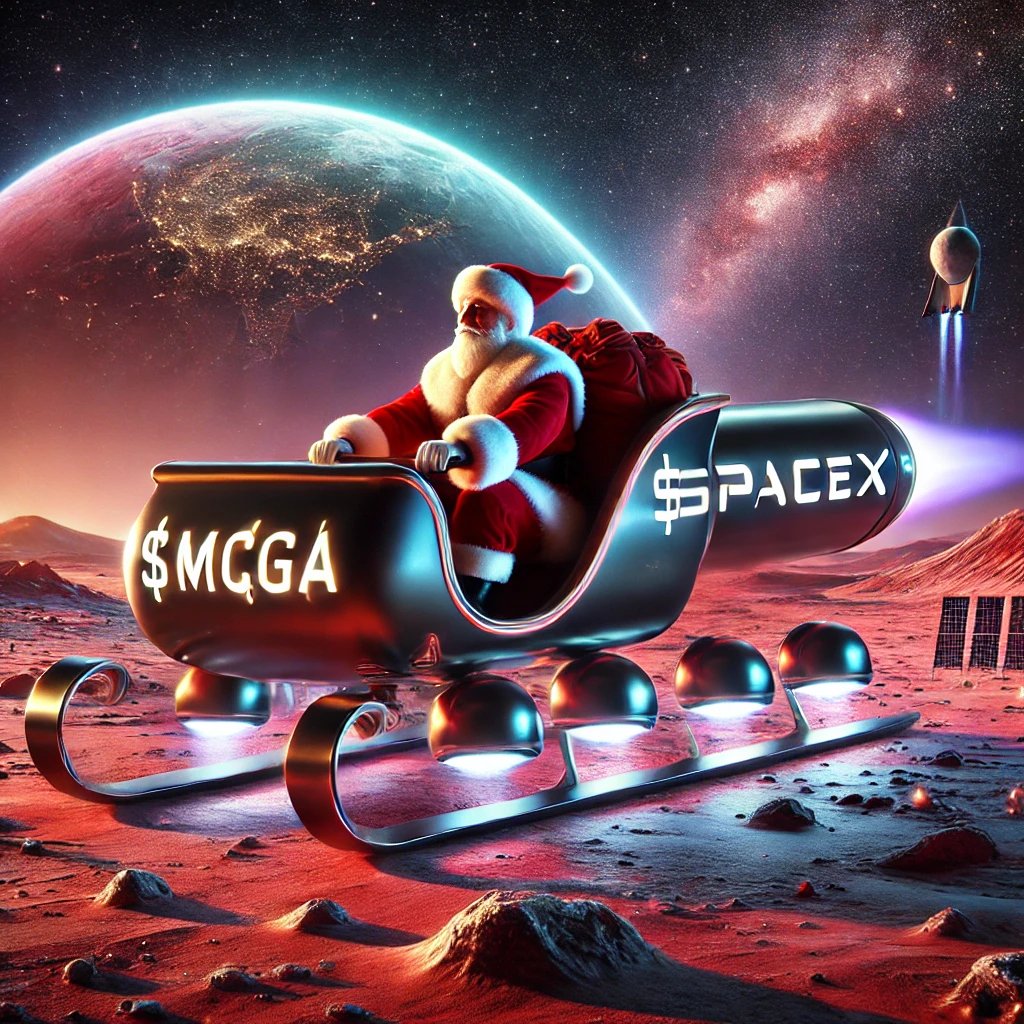 mcgalive's tweet photo. @elonmusk Consciousness needs Christmas cheer no matter the planet, sir. Even Mars could use some $MCGA magic to light up those dusty red nights. 🎅✨ Let’s make the galaxy great again, one sleigh ride at a time. 🚀🎄 https://t.co/wrbrHdcz3d