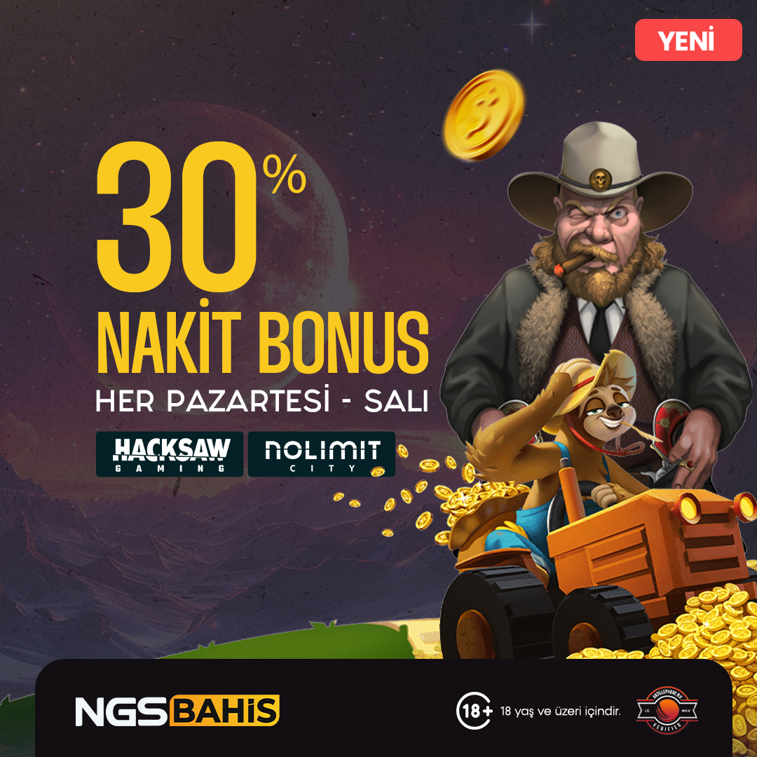 NGSbuddy's tweet image. Altın fırsatlar her Pazartesi ve Salı burada!💰

NGSBAHİS Güncel Giriş 🔗 t2m.io/NGTW

%30 Nakit Bonus şansı kaçmaz!

#hacksaw #nolimit #slot