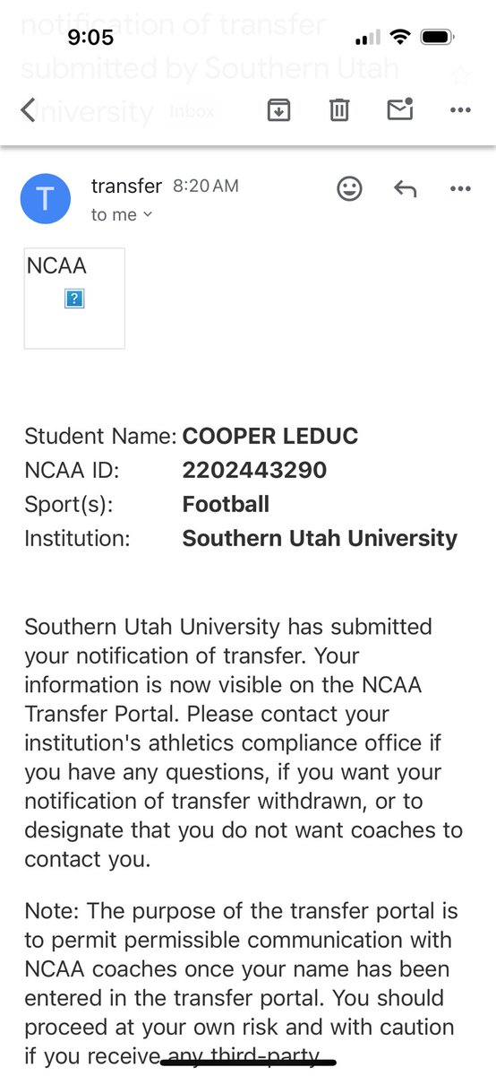 It’s official, I’ve entered the transfer portal with 2 years of eligibility.

youtu.be/qXiN70cv9e4?si…