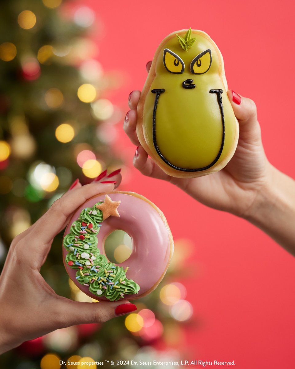 Sweet treats that will make even the Grinchiest Grinch smile. 😏

Limited-Edition Merry Grinchmas Collection. Grab them while you can!