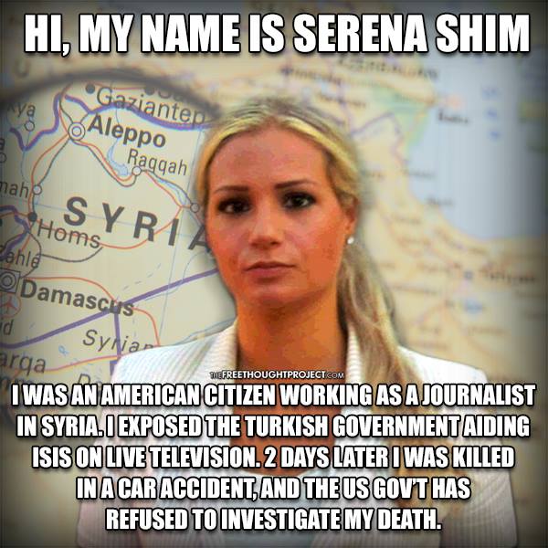 JasonBassler1's tweet photo. Now that #Syria is back in the spotlight, let’s not forget the ultimate sacrifice Serena Shim made in pursuit of the truth. https://t.co/Eq3eVt9qUw