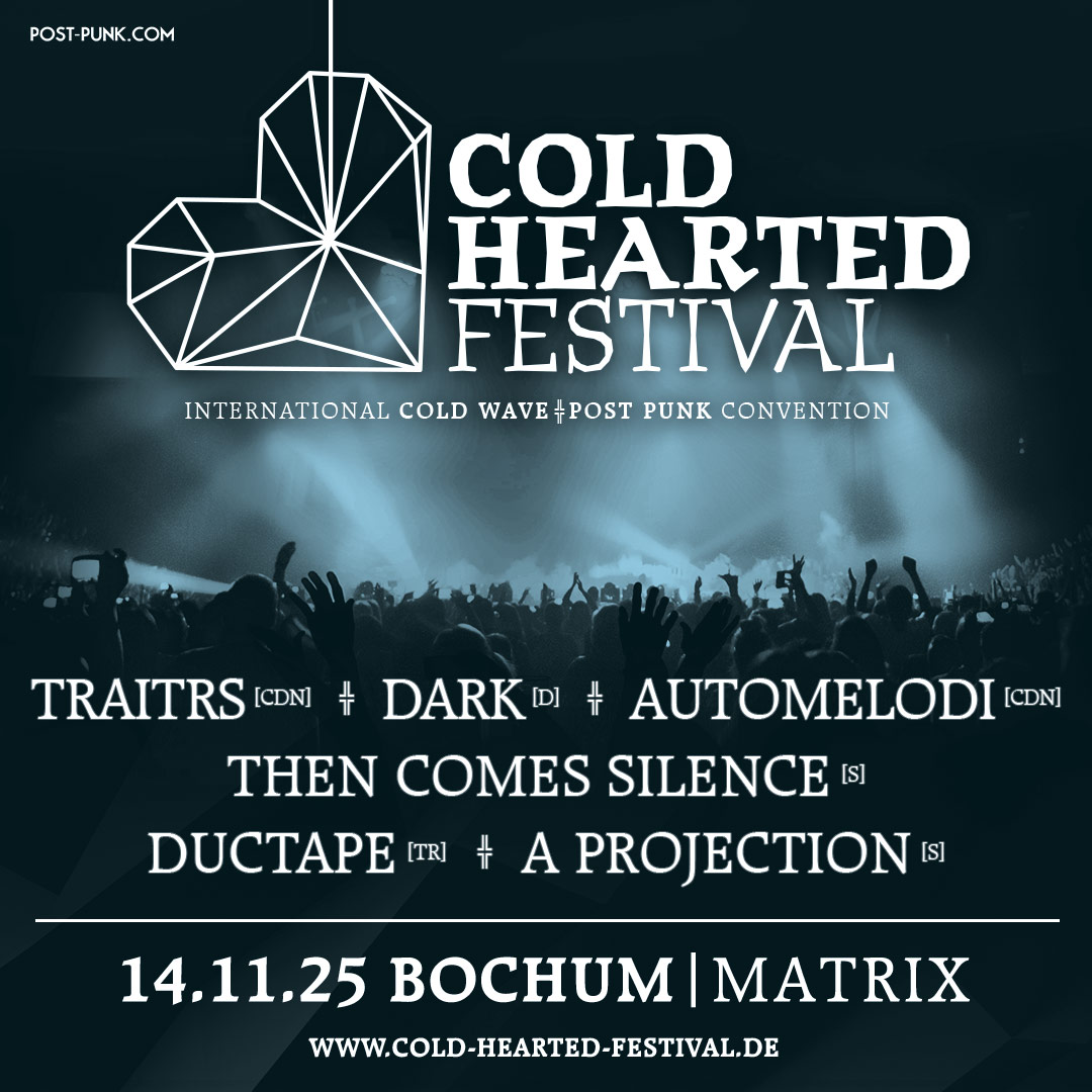 dark_darkwave's tweet image. 🩸TWO SHOWS ANNOUNCEMENT🩸
DARK at the Cold Hearted Festivals:
-14 November 2025 - Matrix/Bochum
-15 November 2025 - Alter Schlachthof/Dresden
#gothic #darkwave #postpunk