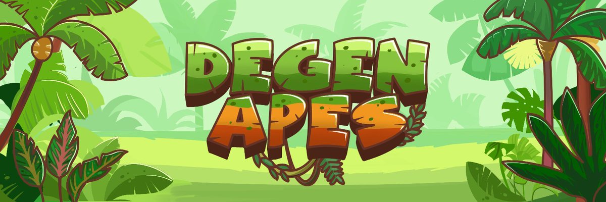 GM legends this is the comeback we are waiting for! WL giveaway spree! 

Givingaway 10 WL GTD spots for <a href="/DegenApesNFT/">Degen Ape</a> 

How to join?
-Follow <a href="/DegenApesNFT/">Degen Ape</a> 
-Like and retweet this post
-Comment your addy and tag some REAL APECHAIN DEGENS

-Don't forget kings! change is inevitable