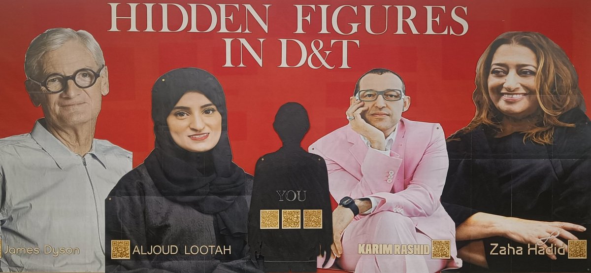 The "Hidden figures in D&amp;T" display is finally finished. We like to celebrate everyone's contributions to D&amp;T. The QR codes in the middle will take students to the super curriculum and STEM page on our website. #STEM <a href="/STEMLearningUK/">STEM Learning</a> <a href="/Stemettes/">Stemettes ® ♥★#●+</a> @SandringhamSch1