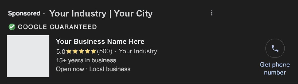 What is "Google Guaranteed?"

Your business at the top of Google Search results in your area.

Like + Comment for an easy introduction to what "Google Guaranteed" could mean for your business!