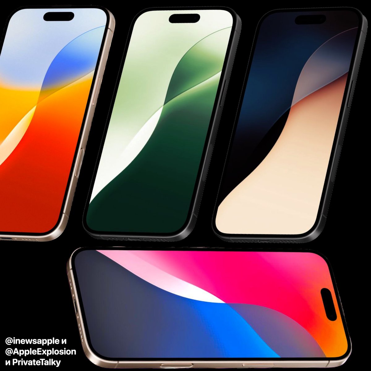 AppleExplosion's tweet photo. Модифицированные обои в стиле iOS 18! Заставки, которые вы видели в наших постах 🔥 Качаем тут: https://t.co/sj0rh4jrgI
🆘iPhone 17 хуже iPhone SE 4: https://t.co/rRChqKbcIQ 👈
#Apple #iOS18 #iOS #iOS17 #iPhone #iPhone16 #ios181 #iPhone16Pro #iPhone16ProMax #ios182 #iphone17 https://t.co/tnNF9DmDu8
