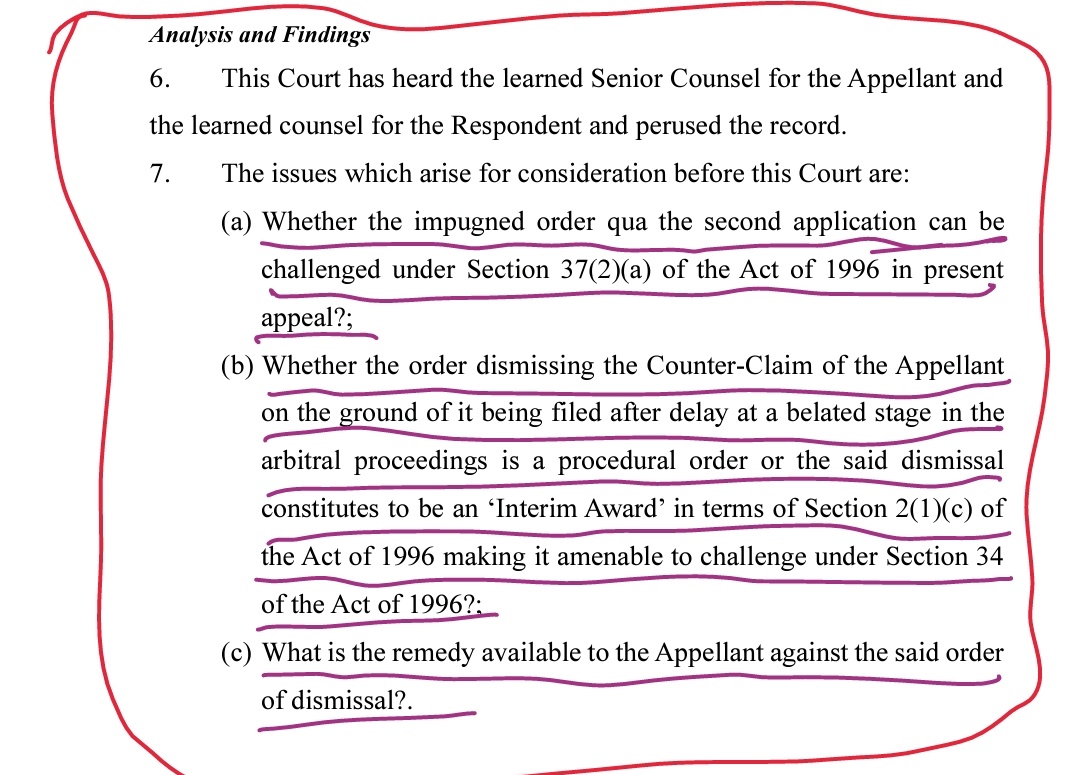 Justice Manmeet Pritam Singh Arora's way of writing the judgment is truly praiseworthy. Her thoughtful approach of breaking it down into specific issues and providing detailed, well-reasoned analysis is remarkable and deserves appreciation.

ARB.A.(COMM) 63/2024
Delhi High Court