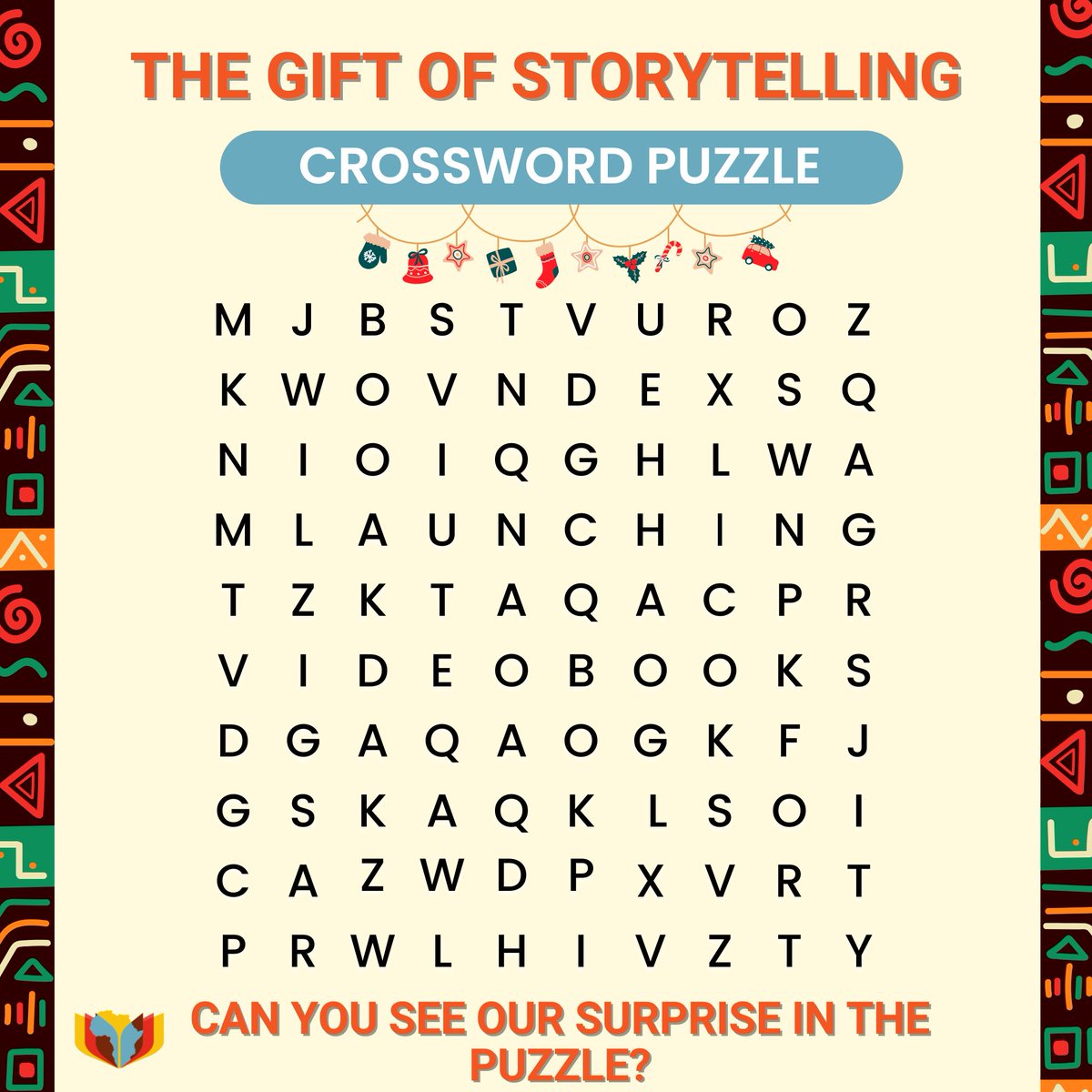 TaqaAfrica's tweet photo. 🎉 We have one of the biggest announcements to make, and it’s hidden in this crossword puzzle! 🧩
Can you find it? Comment below with what you see! 👀 Hint: It’s something BIG for storytelling and learning in 11 South African languages.
#TaqaVideoBooks #TheGiftOfStorytelling https://t.co/6qKMQ1zmYO