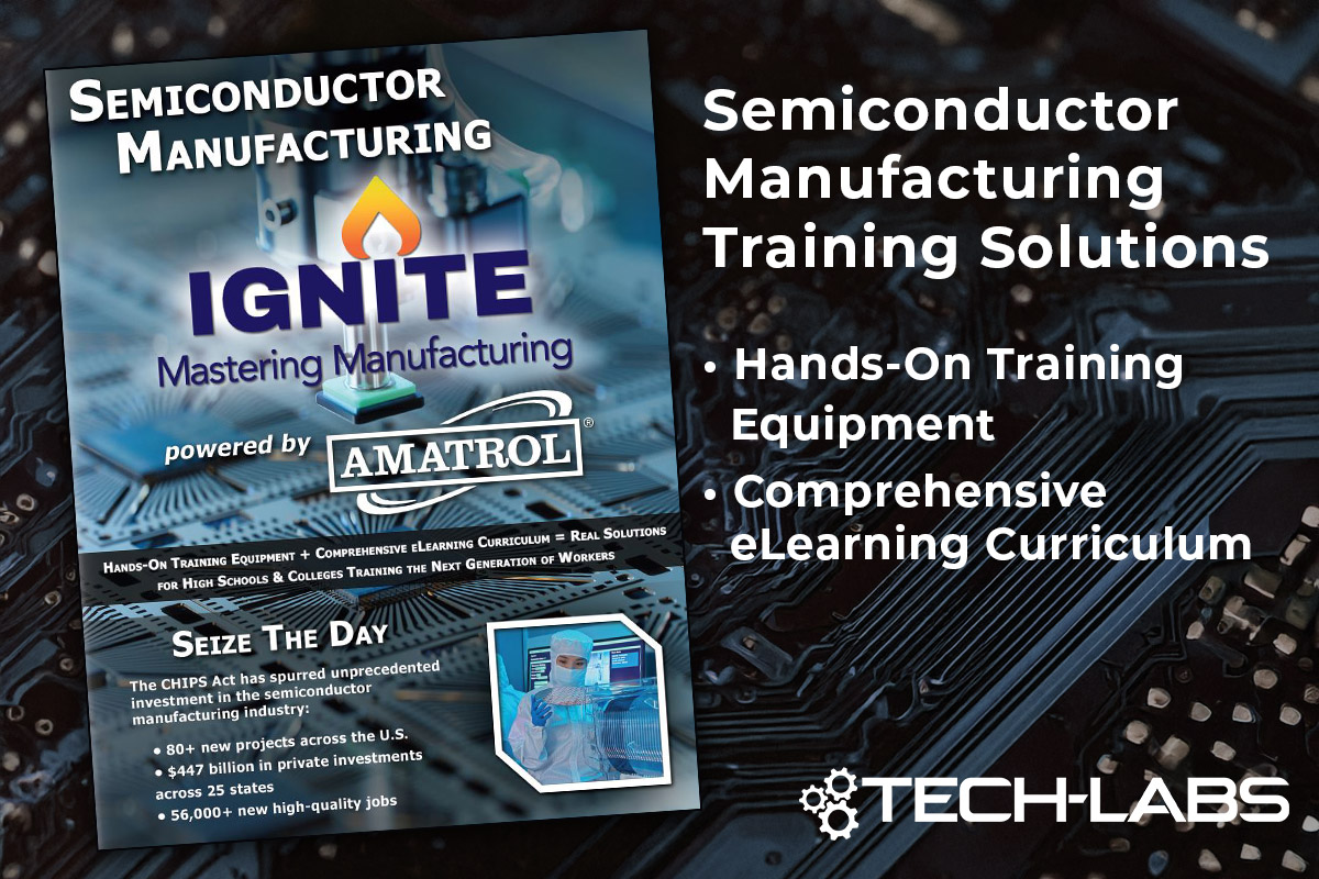 Empower the future of semiconductor manufacturing! Build a custom #SemiconductorTraining program with @Amatrol's hands-on trainers and #SACA-certified curriculum. Learn more: okt.to/3TZfSk

#WorkforceDevelopment #SkillsForTheFuture #TrainingForSuccess #TechEducation