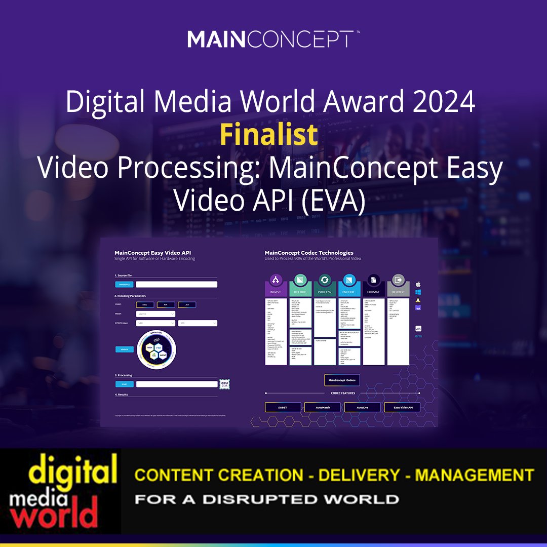 MainConcept tweet media