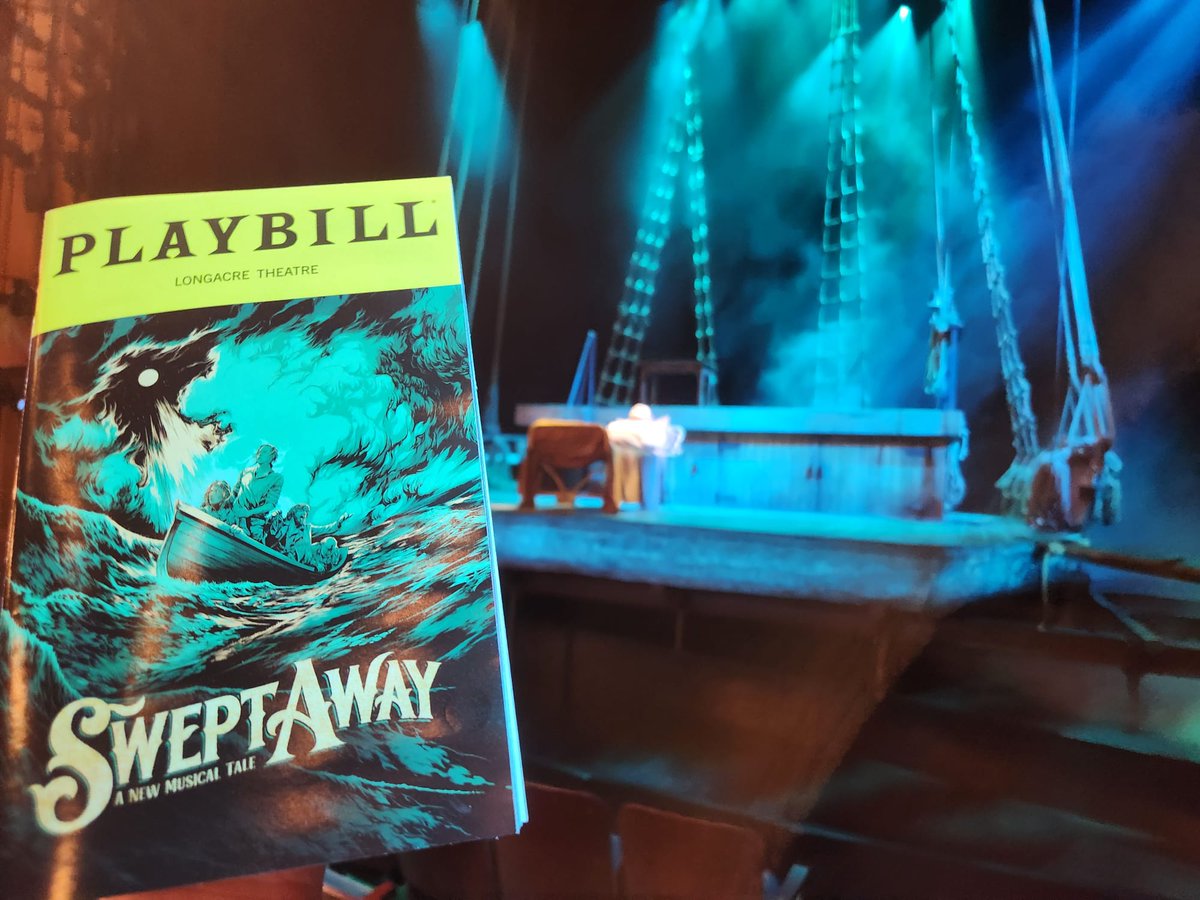 ZaudererJosh's tweet photo. (1/2)
Far from limping to the finish line, @SweptAwayFans played to a packed house last night.
Wonderfully sweeping harmonies by @JohnGallagherJr, Adrian Blake Enscoe, Stark Sands &amp; Wayne Duvall reminded me of The Eagles’ Seven Bridges Road.
Incredibly engaging cast, both... https://t.co/nDHzzcoukD