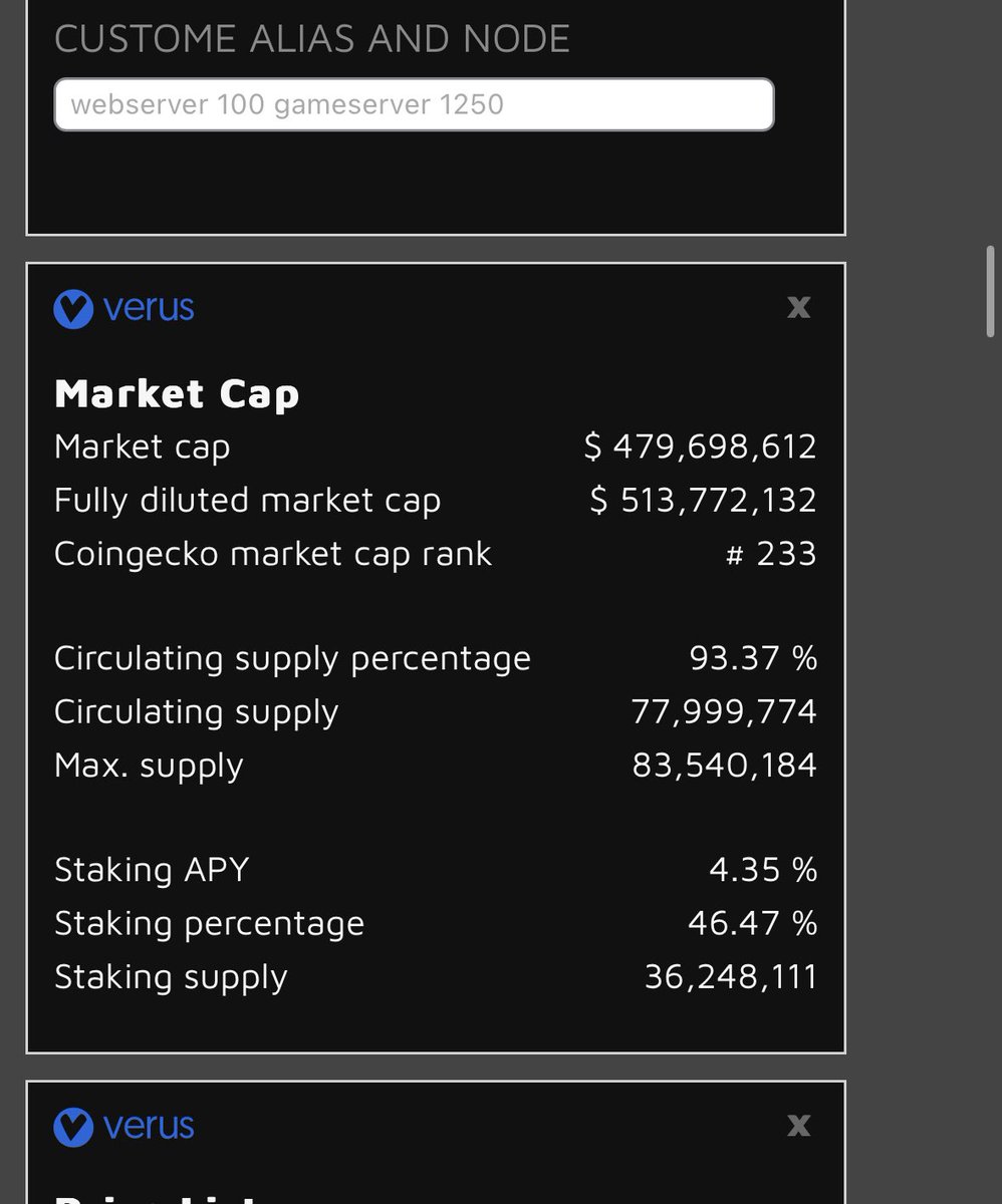 DCAL4X's tweet photo. It would require some dev work from the UTXO chain side I believe, but it can be bridged with Verus non custodial bridging tech.

I still maintain that all the OG UTXO chains like $DGB $LTC $DOGE $VTC $RVN and relatively newer ones like $ADA $ERG would benefit immensely by bridging to #Verus 

The main issue is the necessary work/adjustments on their side and also getting past the old school “my coin is competing with your coin” mindset that single chain system holders default to…mainly because of the competing market share environment of the past.

Verus is designed to join everyone together but that is not well known outside of a few communities that are already sending assets over to Verus and back.

Highly liquid Verus Multi Asset Basket currencies with these assets in them would send all of these project to Mars in my opinion. 🚀

Freedom from centralized and decentralized exchanges is what Verus brings to them and their communities along with other major benefits. It’s mutually beneficial to all systems including Verus. 

There is a reason Verus is doing ~500 Million MC at the consensus layer of its own multi chain multi asset blockchain network. 👇👇👇🔥

$VRSC