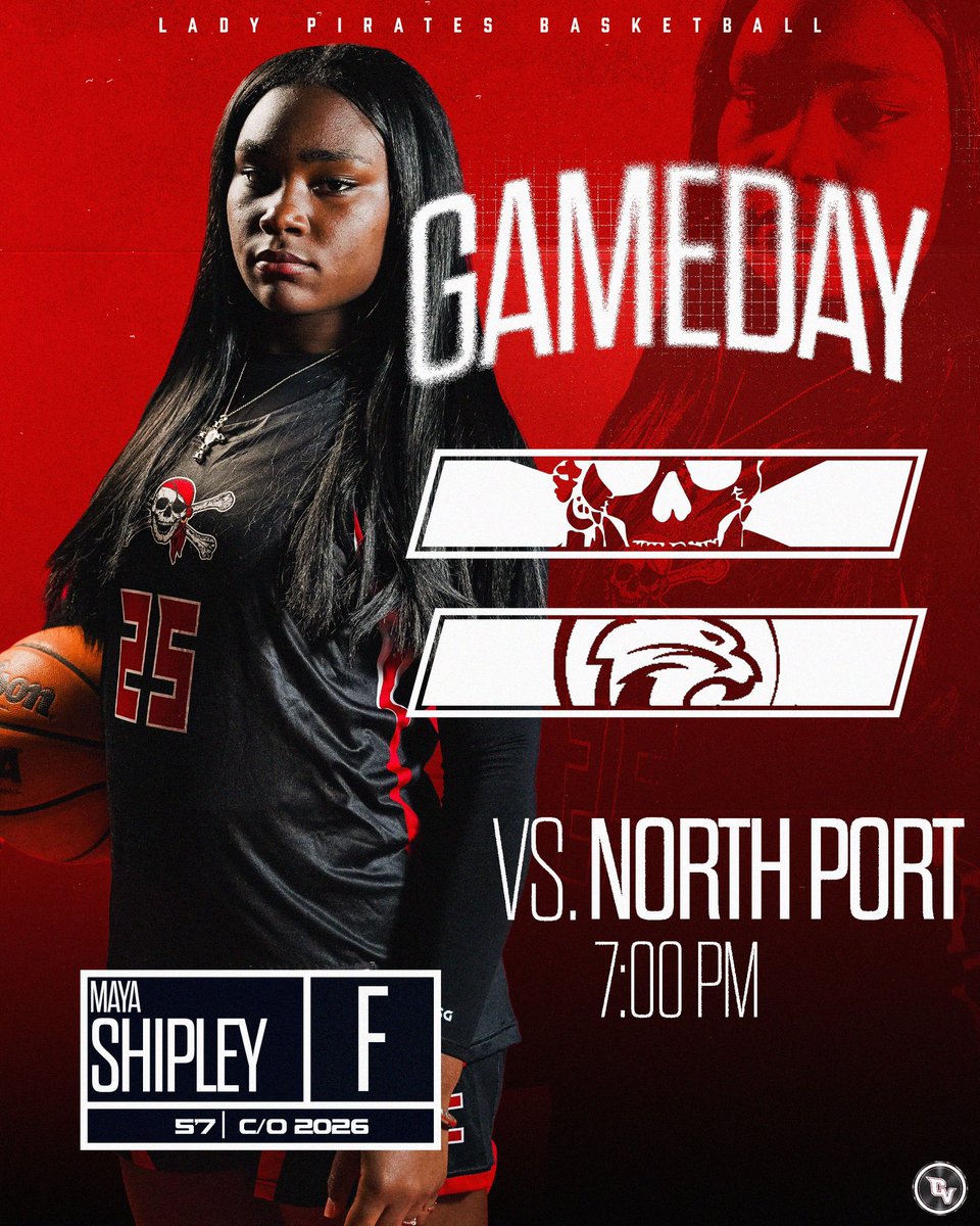 PCLadyPiratesBB's tweet photo. ♦️GAMEDAY♦️
🗓: December 9th, 2024
🆚: North Port 
🕰: JV-5:30pm | V-7:00pm
📍: North Port High School

@PirateNationPC @CoachCed55 
#LeaveNoDoubt #PCHSLadyPirates #PiratePride https://t.co/lv2VK8CYkh