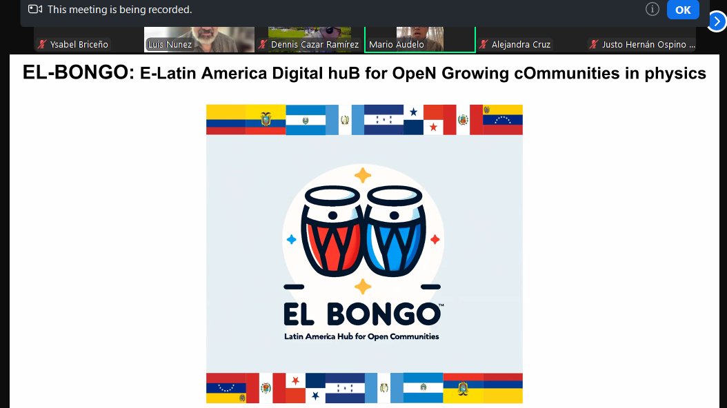 Da susto y emoción iniciar en este nuevo proyecto, ahora como representante de <a href="/unab_online/">Universidad UNAB</a>. Espero que suene tan bien como @lacongaphysics, con quien tuvimos experiencias gratas en #ComunicaciónCiencia ¡Que inicie ElBonGó, ahora en más países! Gracias <a href="/nunezluis/">Luis A. Núñez</a> por el empuje.