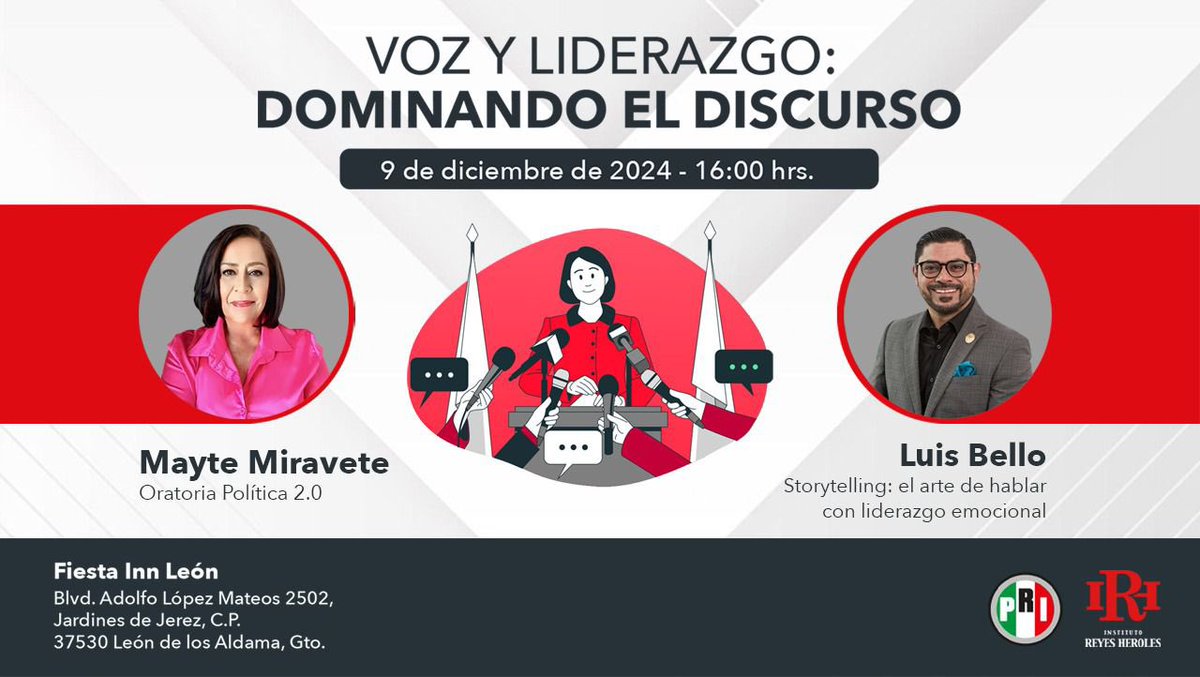 ¡Hoy es el día!

Te esperamos a las 4:00 PM en el Hotel Fiesta Inn León, Blvd. Adolfo López Mateos 2502, Jardines de Jerez, para nuestra última gran capacitación del año.

No dejes pasar esta oportunidad para fortalecer tu liderazgo y adquirir herramientas clave.

¡Atrévete a dar